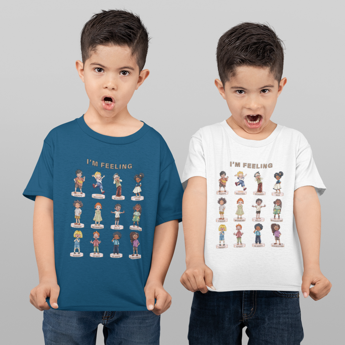 I'm Feeling | Organic Cotton Kids Unisex T-shirt | AUTISM AMONG US