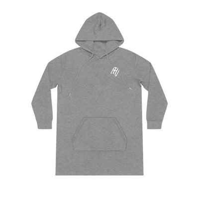 Eco-Friendly Streeter Hoodie Dress - White Logo | AUTISM AMONG US