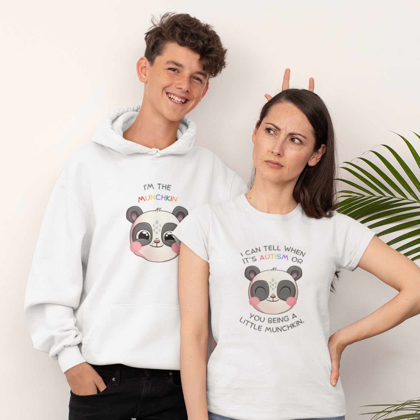 "I Can Tell When It's Autism or You Being a Little Munchkin" Unisex Eco Hoodie | AUTISM AMONG US