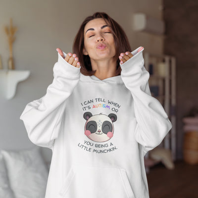 "I Can Tell When It's Autism or You Being a Little Munchkin" Unisex Eco Hoodie | AUTISM AMONG US