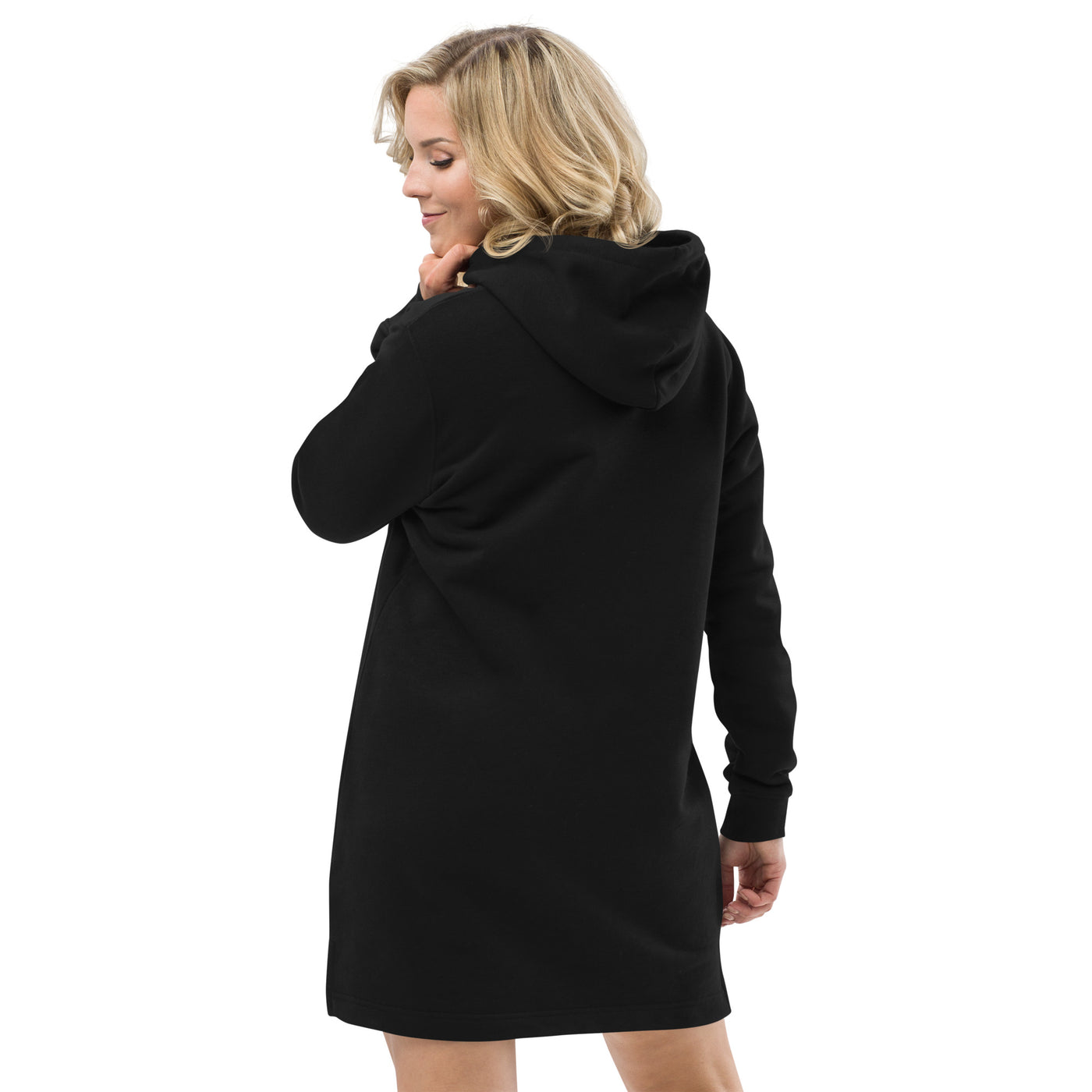 Eco-Friendly Streeter Hoodie Dress - White Logo | AUTISM AMONG US