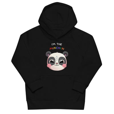 "I'm The Munchkin" Kids Eco Hoodie - White Text | AUTISM AMONG US