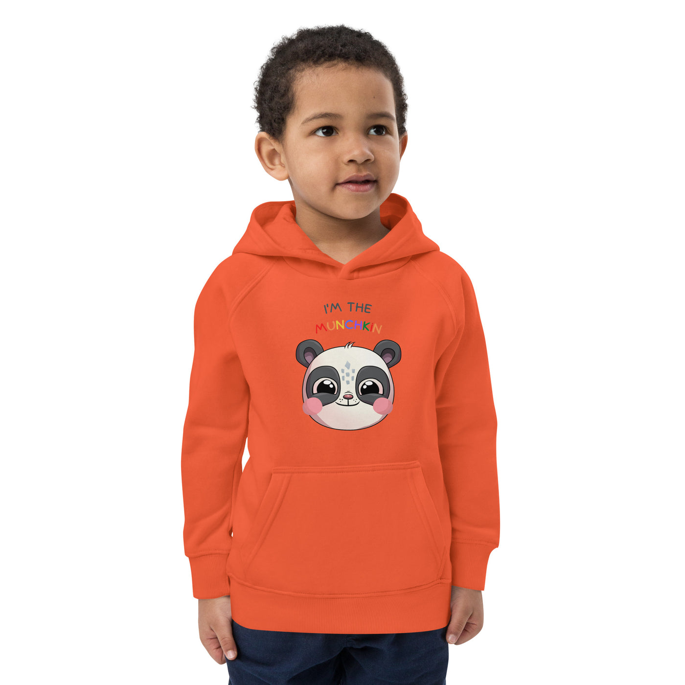 "I'm The Munchkin" Kids Eco Hoodie - Grey Text | AUTISM AMONG US