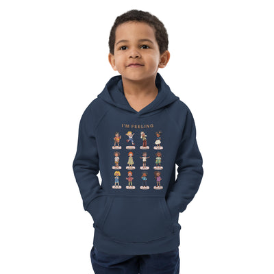 I'm Feeling | Organic Cotton Unisex Kids Eco Raglan Hoodie | AUTISM AMONG US