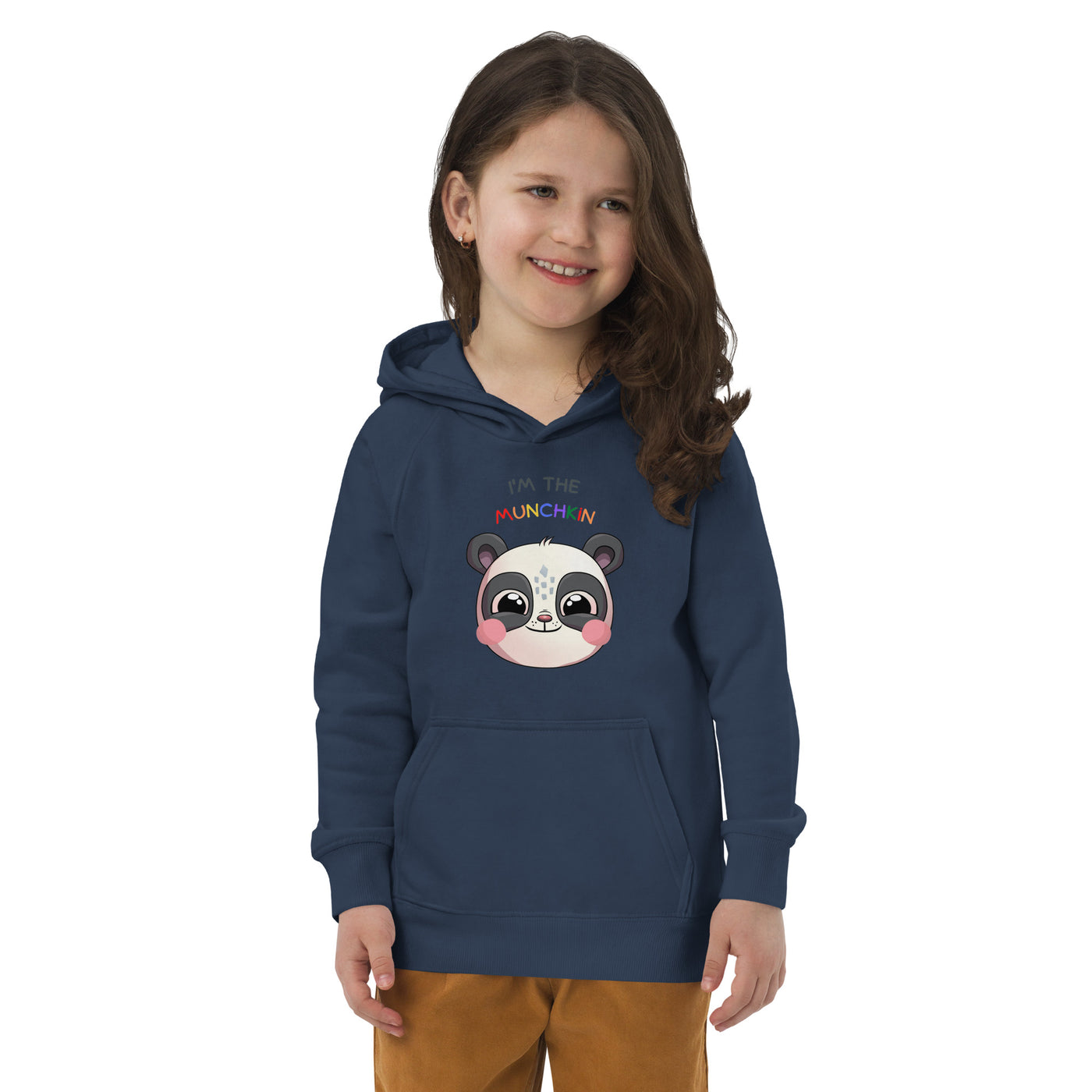 "I'm The Munchkin" Kids Eco Hoodie - Grey Text | AUTISM AMONG US