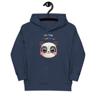 "I'm The Munchkin" Kids Eco Hoodie - White Text | AUTISM AMONG US