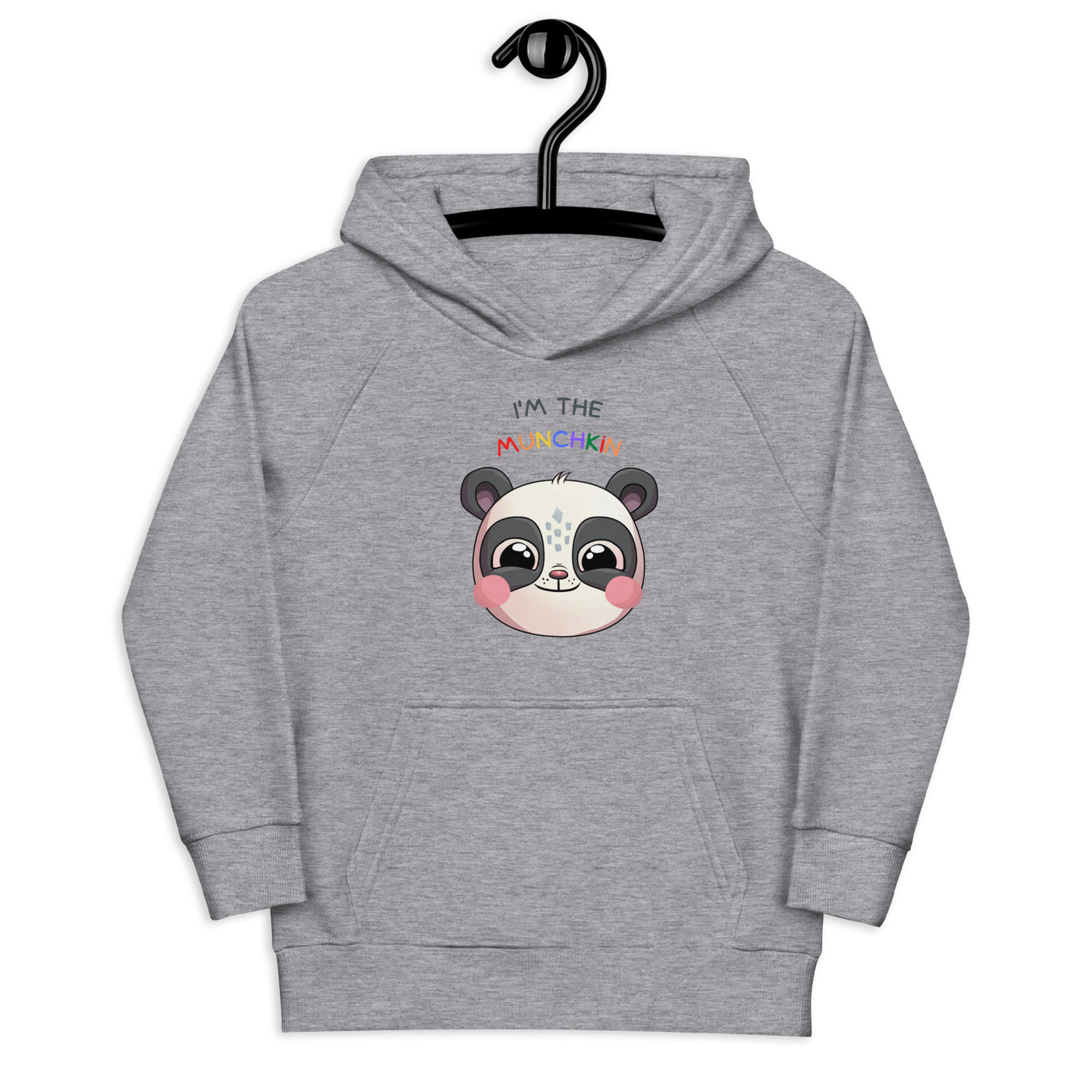 "I'm The Munchkin" Kids Eco Hoodie - Grey Text | AUTISM AMONG US