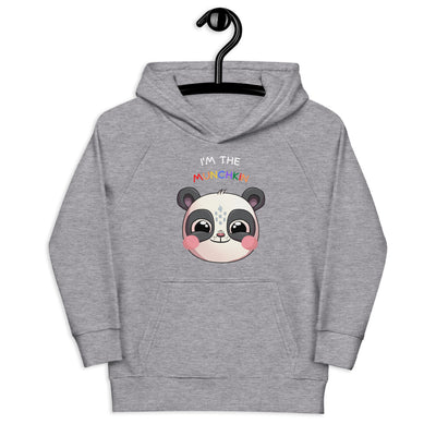 "I'm The Munchkin" Kids Eco Hoodie - White Text | AUTISM AMONG US