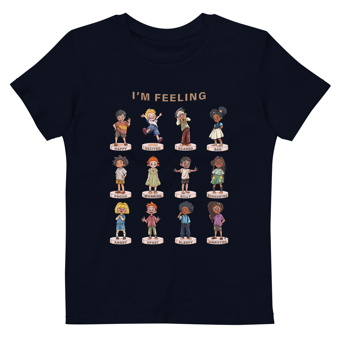 I'm Feeling | Organic Cotton Kids Unisex T-shirt | AUTISM AMONG US