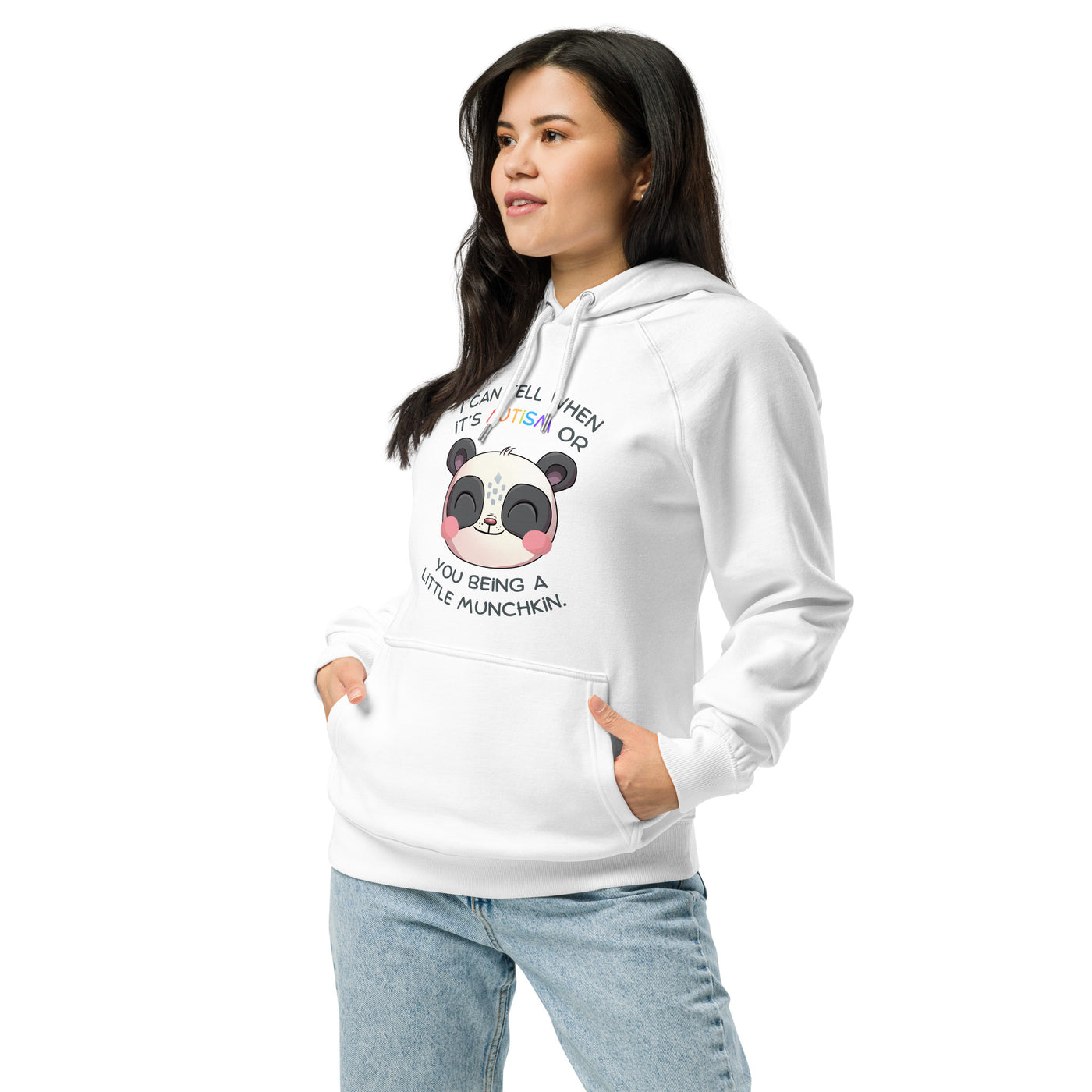 "I Can Tell When It's Autism or You Being a Little Munchkin" Unisex Eco Hoodie | AUTISM AMONG US