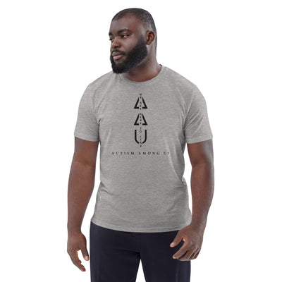 "We Are Here To Stay" Unisex Eco Organic Cotton T-shirt | AUTISM AMONG US