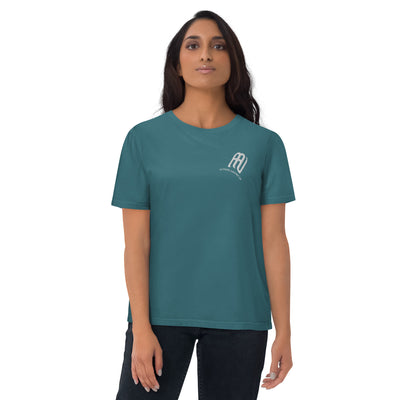 Eco-Friendly Organic Cotton Unisex T-shirt - Embroidery Logo & Autism Among Us Text | AUTISM AMONG US