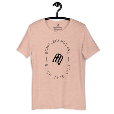 "Some Legends Are Born This Way" Unisex T-shirt - Black Text | AUTISM AMONG US