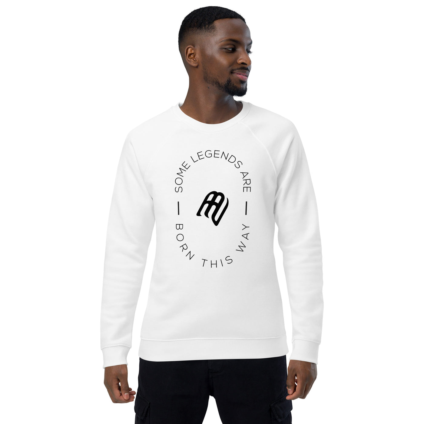 "Some Legends Are Born This Way" Unisex & Eco-Friendly - White Sweatshirt | AUTISM AMONG US